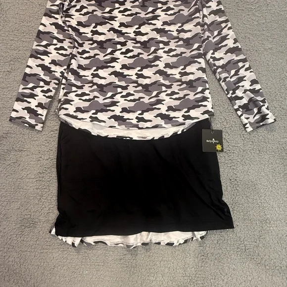 Belyn Key Women’s Golf Camouflage Top with Black Skirt - Picture 1 of 8